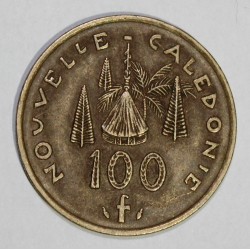 NOUVELLE CALEDONIE - KM 15 - 100 FRANCS 1976 - TTB