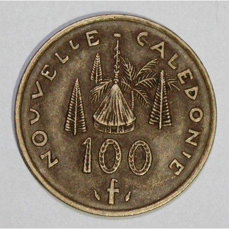 NOUVELLE CALEDONIE - KM 15 - 100 FRANCS 1976 - TTB