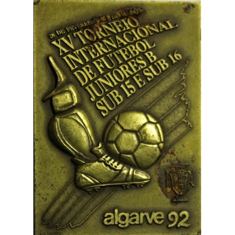 PORTUGAL - MEDAILLE - FOOTBALL - ALGARVE 92