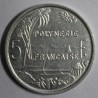 POLYNESIE FRANCAISE - KM 4 - 5 FRANCS 1965 - TTB/SUP