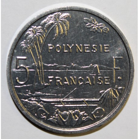 POLYNESIE FRANCAISE - KM 12 - 5 FRANCS 1984