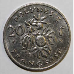 FRANZÖSISCH POLYNESIEN - KM 6 - 20 FRANCS 1970