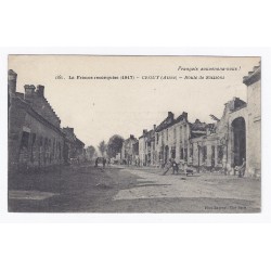 Komitat 02880 - CROUY - NACH DEM KRIEG (1917) - SOISSONS STRASSE