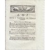 LOUIS XVI - LOI DU 16 FEVRIER 1791 - RELATIVE A L'ETABLISSEMENT DES TRIBUNAUX CRIMINELS