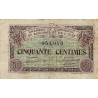 60 - BEAUVAIS - CHAMBRE DE COMMERCE DE BEAUVAIS ET DE L'OISE - 50 CENTIMES 1920