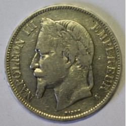 GADOURY 739 - 5 FRANCS 1868 A Paris TYPE NAPOLEON III - KM 799