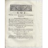 LOUIS XVI ET DU PORT - LOI DU 29 MAI 1791 - RELATIVE A LA CONVOCATION DE LA 1ERE LEGISLATIVE A PARIS