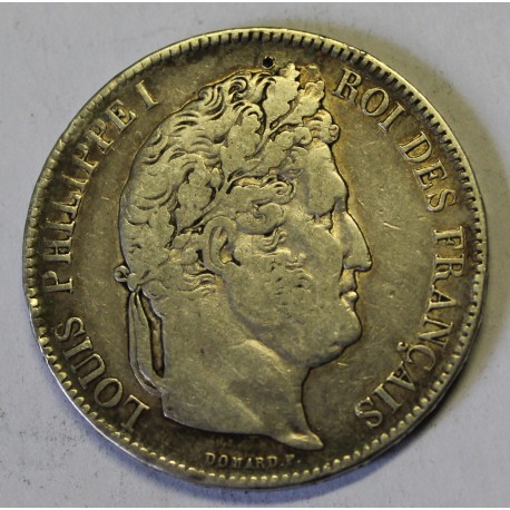 GADOURY 678 - 5 FRANCS 1842 W Lille TYPE LOUIS PHILIPPE 1er - KM 749