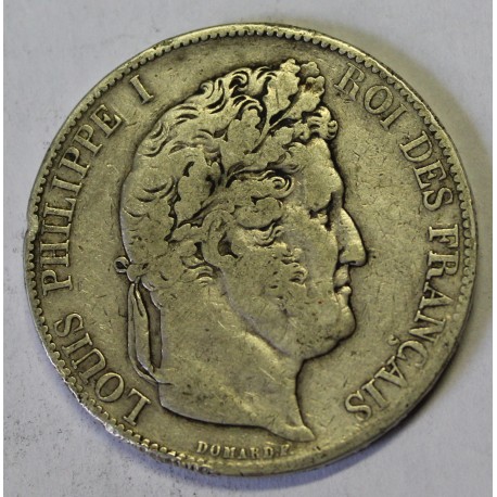 GADOURY 678a - 5 FRANCS 1844 A Paris TYPE LOUIS PHILIPPE 1er - KM 749