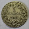 GADOURY 678a - 5 FRANCS 1844 A Paris TYPE LOUIS PHILIPPE 1er - KM 749