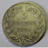 GADOURY 678a - 5 FRANCS 1845 W Lille TYPE LOUIS PHILIPPE 1er - KM 749.13