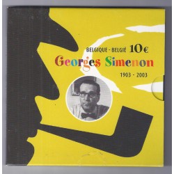 BELGIEN - 10 EUROS 2003 - GEORGES SIMENON - GEBRAUCHT