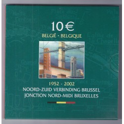 BELGIQUE - 10 EUROS 2002 - JONCTION NORD - MIDI BRUXELLES