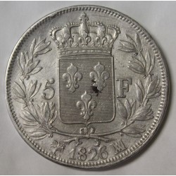 GADOURY 643 - 5 FRANCS 1826 MA MARSEILLE - CHARLES X - KM 720