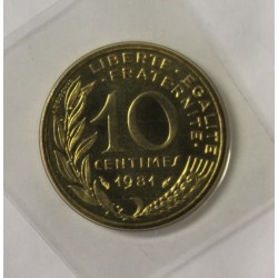 FRANCE - KM 929 - 10 CENTIMES 1981 TYPE MARIANNE
