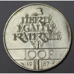 FRANKREICH - KM 962 - 100 FRANCS 1987 TYP LA FAYETTE