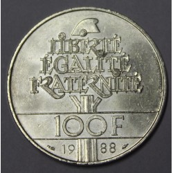 GADOURY 903 - 100 FRANCS 1988 TYPE FRATERNITE - KM 966