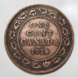 CANADA - KM 21 - 1 CENT 1916 - GEORGES V
