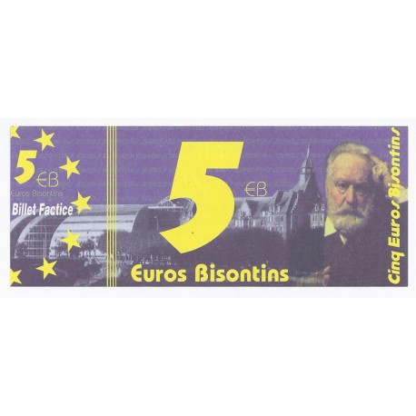 25 - BESANCON - 5 EUROS BISONTINS - NEUF