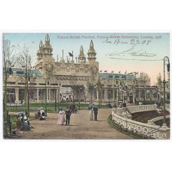 ANGLETERRE - LONDRE - EXPOSITION FRANCO-ANGLAISE DE 1908 - PAVILLON