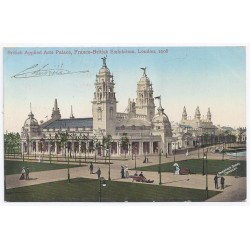 ANGLETERRE - LONDRE - EXPOSITION FRANCO-ANGLAISE DE 1908 - PALAIS DES ARTS APPLIQUES