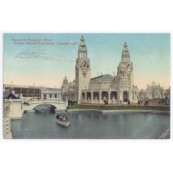 ANGLETERRE - LONDRE - EXPOSITION FRANCO-ANGLAISE DE 1908 - PALAIS DU TRAVAIL DES FEMMES