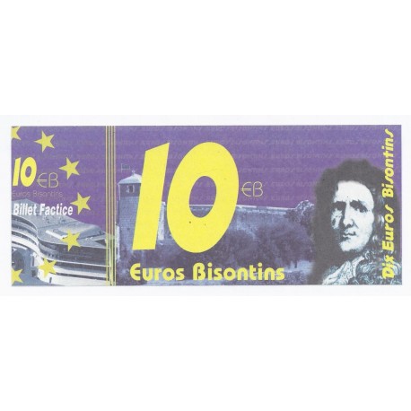 25 - BESANCON - 10 EUROS BISONTINS - NEUF