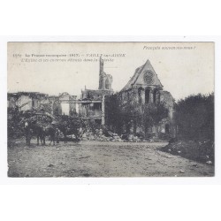 Komitat 02370 - VAILLY SUR AISNE - RUINEN DER KIRCHE - 1917