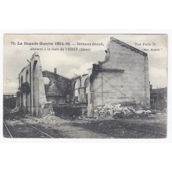 Komitat 02210 - VIERZY - KRIEG 1914 - 1916 - RUINEN IN DER NÄHE DES BAHNHOF