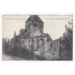 County 02220 - SERMOISE - WAR 1914 - 1917 - THE CHURCH