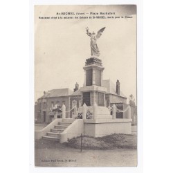 02830 - SAINT MICHEL - PLACE ROCHEFORT - MONUMENT ÉRIGÉ À LA MÉMOIRE DES ENFANTS DE ST-MICHEL, MORT POUR LA FRANCE