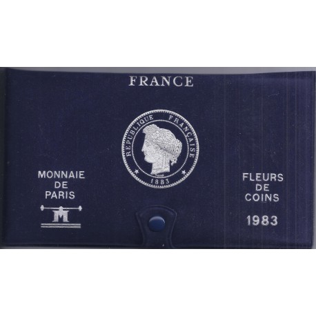 COFFRET FLEUR DE COIN 1983 TRANCHE B