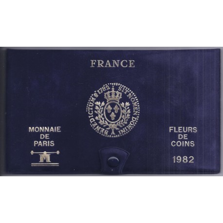 COFFRET FLEUR DE COIN 1982 TRANCHE A