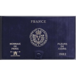 COFFRET FLEUR DE COIN 1982 TRANCHE B