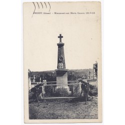 County 02200 - PLOISY - WAR MEMORIAL - WAR 1914-18