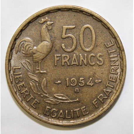 GADOURY 880 - 50 FRANCS 1954 B TYPE GUIRAUD - KM 91