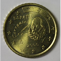 ESPAGNE - 50 CENT 2000 - CERVANTES - SUPERBE A FLEUR DE COIN