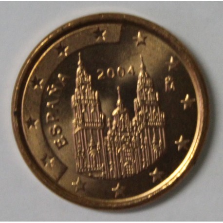 ESPAGNE - 1 CENT 2004 - COMPOSTELLE