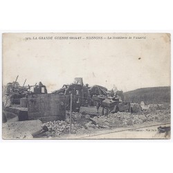 Komitat 02200 - VAUXROT, von Soissons - RUINEN DER DESTILLERIE - 1914-1918 KRIEG