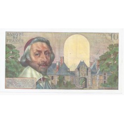 FRANKREICH - PICK 142 - 10 NOUVEAUX FRANCS RICHELIEU - 04/10/1962