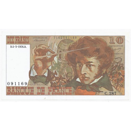 FRANCE - PICK 150 - 10 FRANCS BERLIOZ - 04/03/1976