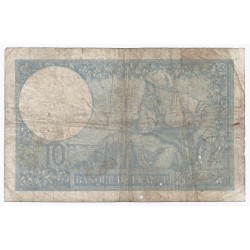 FRANCE - PICK 84 - 10 FRANCS MINERVE - 26/10/1939