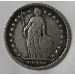 SUISSE - KM 24 - 1 FRANC 1913 B - HELVETIA DEBOUT