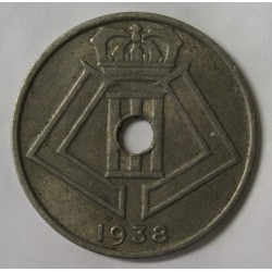 BELGIEN - KM 115 - 25 CENTIMES 1938