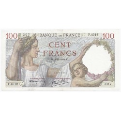 FRANCE - PICK 94 - 100 FRANCS SULLY - 02/11/1939