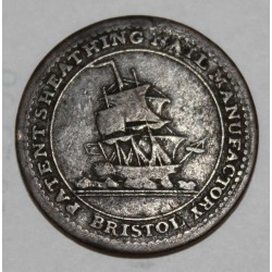 ANGLETERRE - 1 FARTHING - JETON DE 1811 - BRISTOL - LONDRES