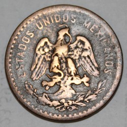 MEXICO - KM 422 - 5 CENTAVOS 1916 MO - MEXICO