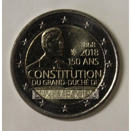 LUXEMBOURG - 2 EURO 2018 - 150 YEARS CONSTITUTION