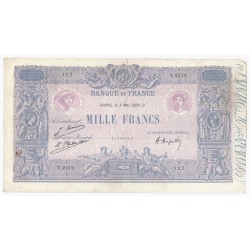 FAY 36/42 - 1000 FRANCS BLEU ET ROSE - 03/05/1926 - TRES BEAU - PICK 67