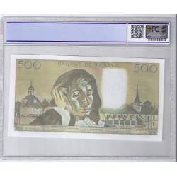 FAY 71/47 - 500 FRANCS PASCAL - 02/05/1991 - T.345 - PICK 156 - PCGS 65